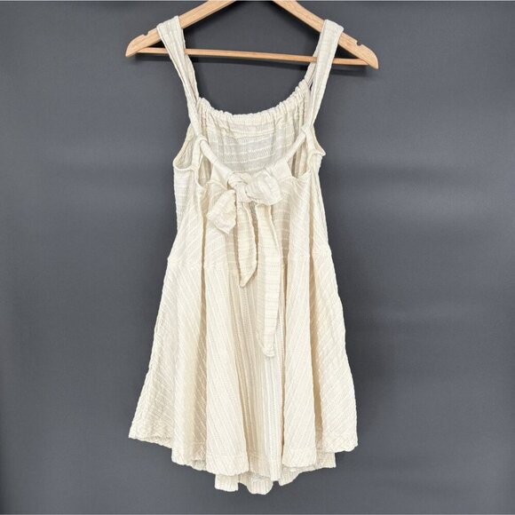 Free People Shay Convertible Mini Dress S Ivory Beach Vacation Summer Party Boho - Picture 2 of 6